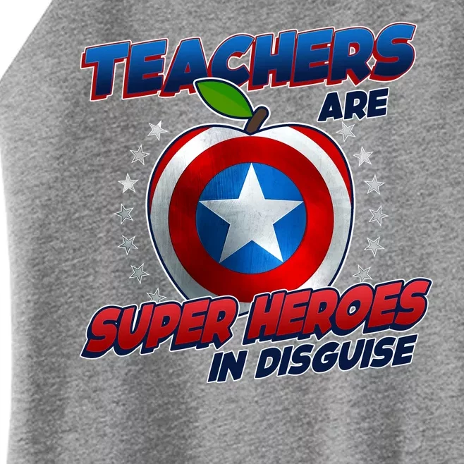 Cool Teachers Are Super Heroes In Disguise Women’s Perfect Tri Rocker Tank