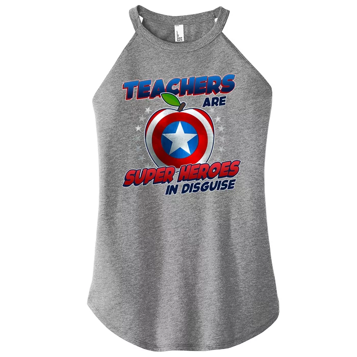 Cool Teachers Are Super Heroes In Disguise Women’s Perfect Tri Rocker Tank