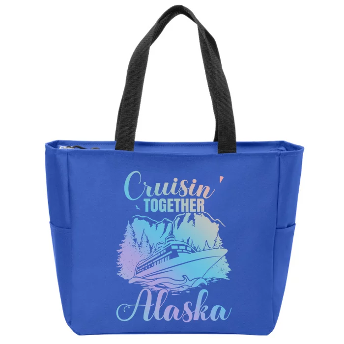 Cruisin' Together Alaska Alaskan Wilderness Great Gift Zip Tote Bag