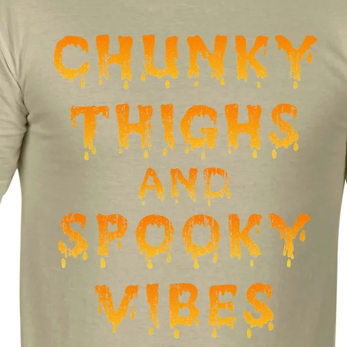 Chunky Thighs And Spooky Vibes Halloween Comfort Colors T-Shirt