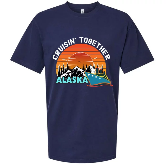 Cruisin' Together Alaska Couples Family Friends Matching Great Gift Sueded Cloud Jersey T-Shirt