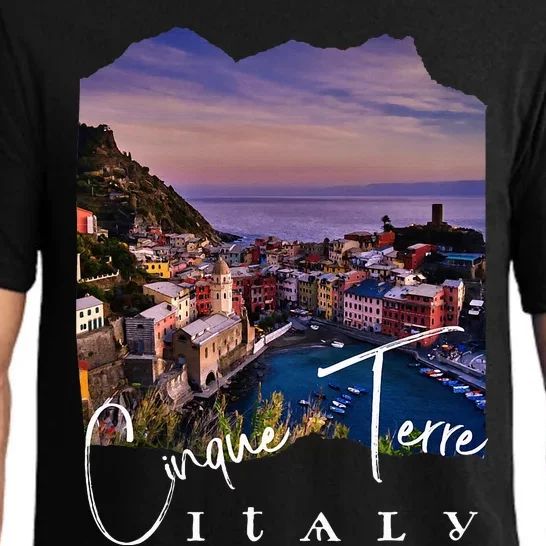 Cinque Terre At Night Cinque Terre Souvenir Pajama Set