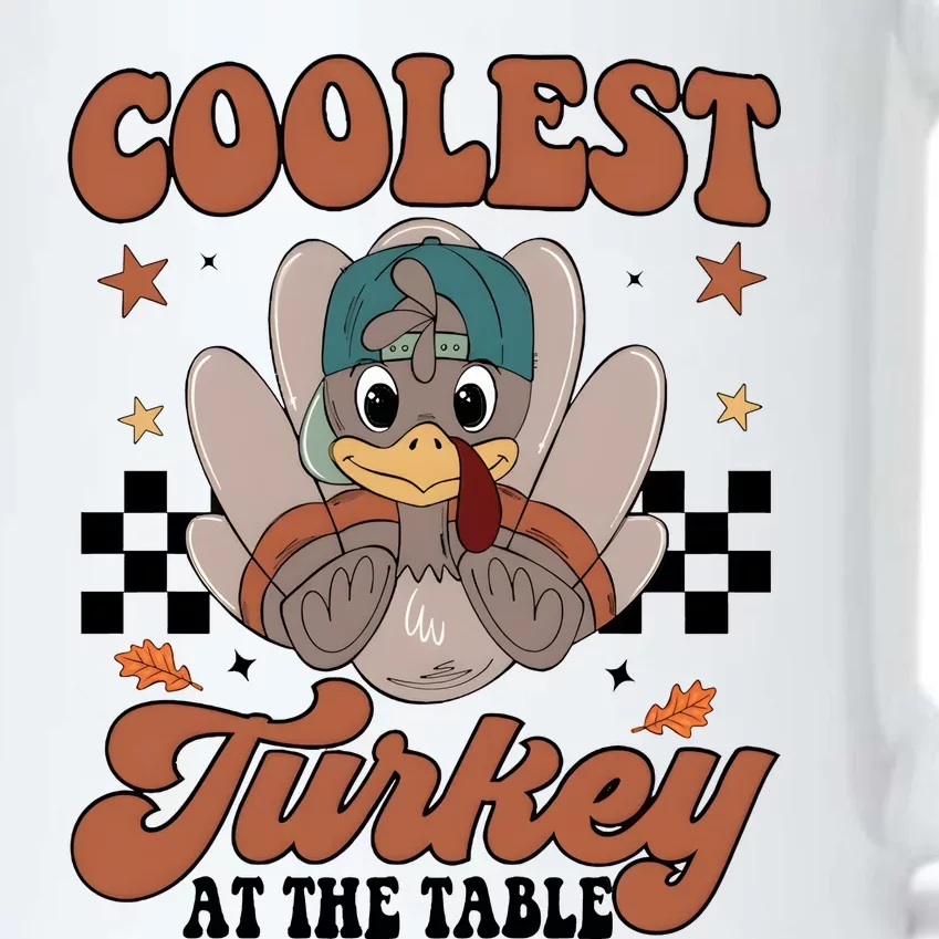 Coolest Turkey At The Table Thanksgiving Black Color Changing Mug