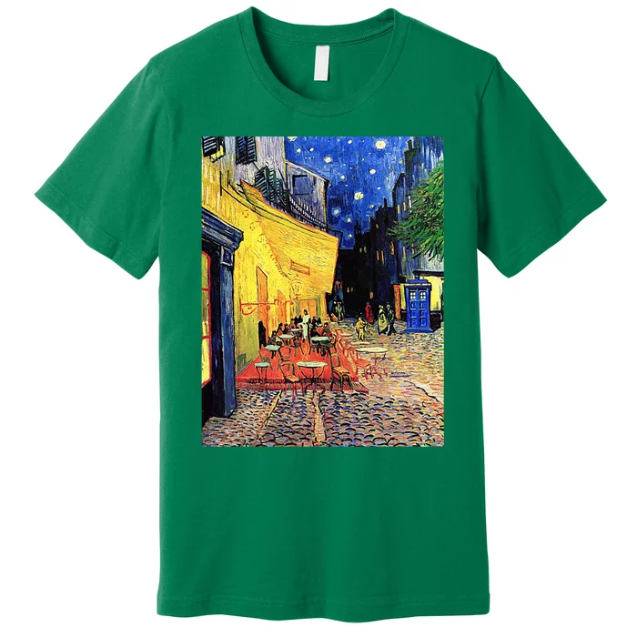 Cafe Terrace At Night Doctor Visit Premium T-Shirt