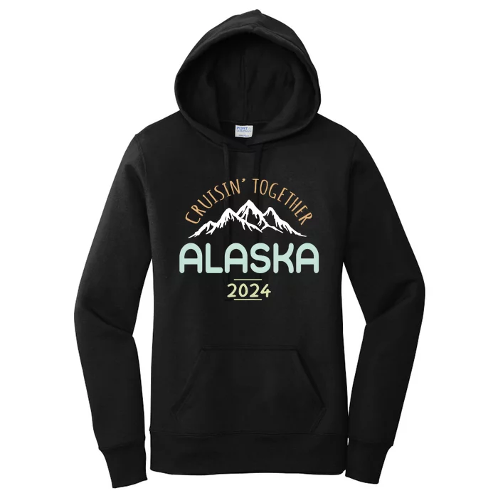 Cruising Together Alaska 2024 Family Trip Family Matching Women's Pullover Hoodie