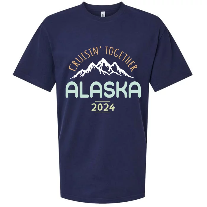 Cruising Together Alaska 2024 Family Trip Family Matching Sueded Cloud Jersey T-Shirt