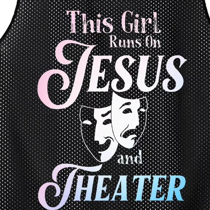 Cute Theatre Art For  Acting Musical Lover Mesh Reversible Basketball Jersey Tank