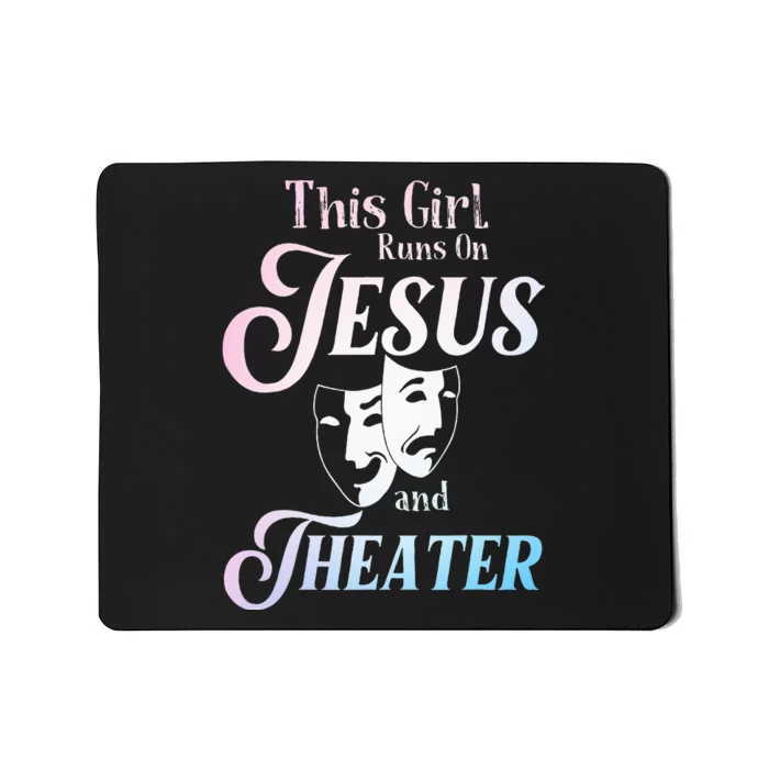 Cute Theatre Art For  Acting Musical Lover Mousepad