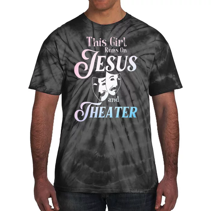 Cute Theatre Art For  Acting Musical Lover Tie-Dye T-Shirt