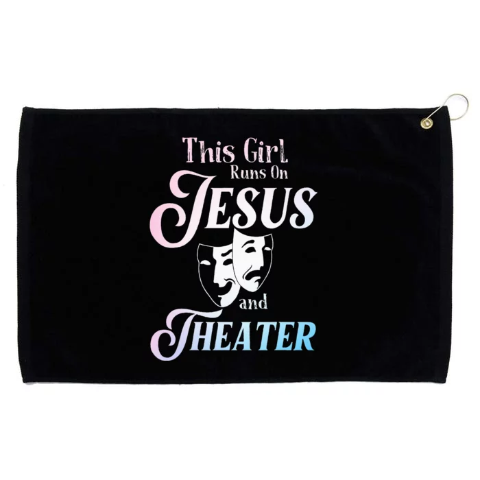 Cute Theatre Art For  Acting Musical Lover Grommeted Golf Towel