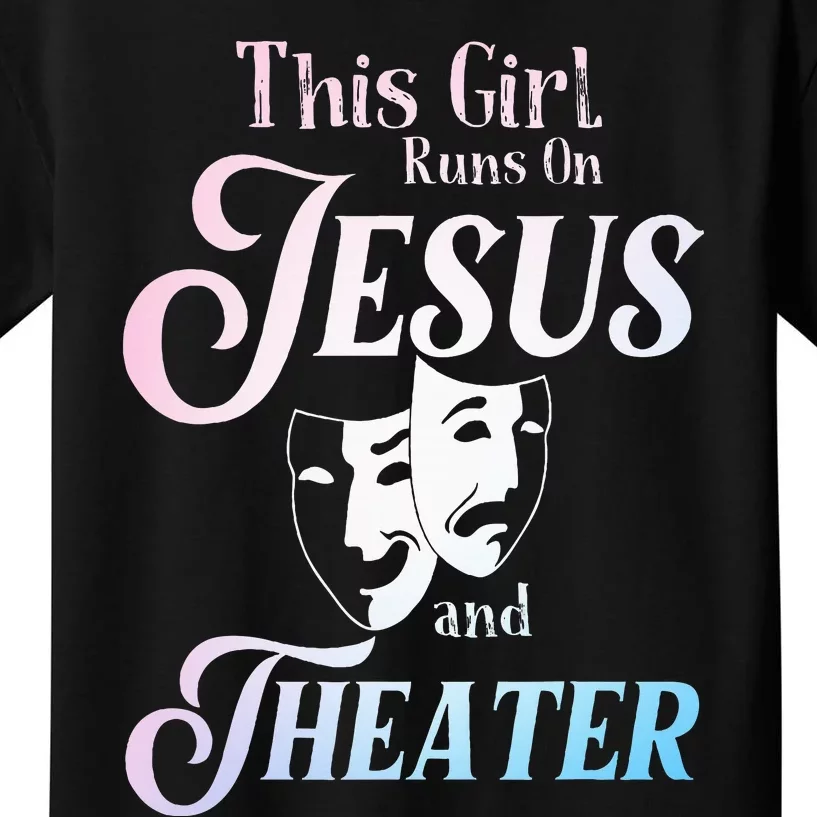 Cute Theatre Art For  Acting Musical Lover Kids T-Shirt