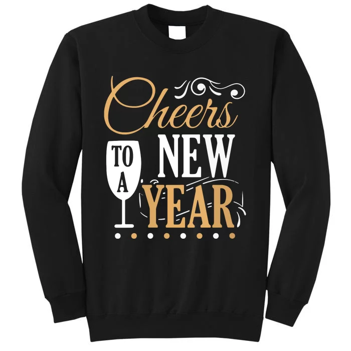 Cheers To A New Year Tall Sweatshirt