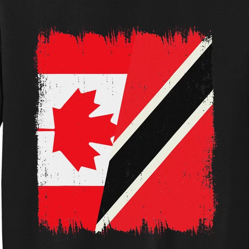 Canada Trinidad And Tobago Flag Canadian Trinidadian Roots Sweatshirt