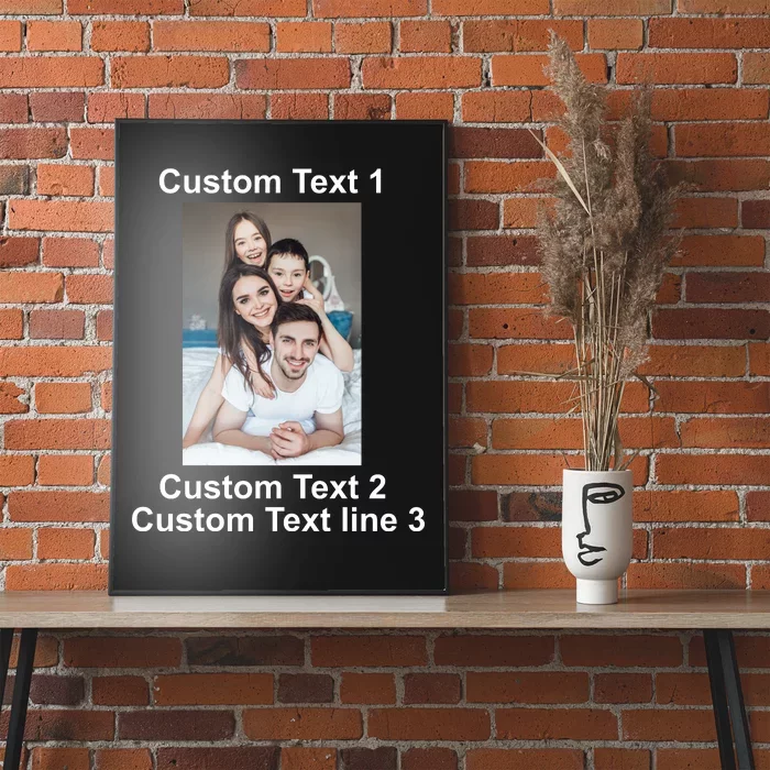 Custom Text Add Photo Picture Personalize Poster