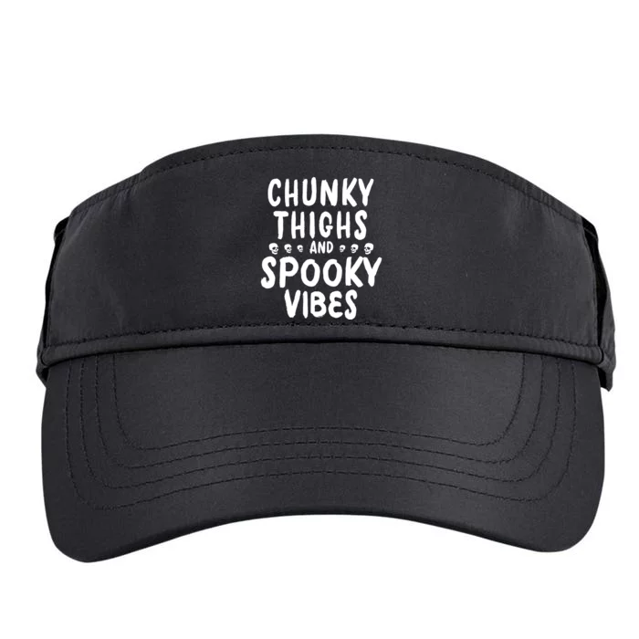 Chunky Thighs And Spooky Vibes Adult Drive Performance Visor