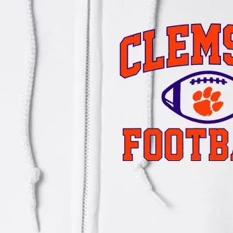 C.L.E.M.S.O.N Tigers Arch Football Full Zip Hoodie