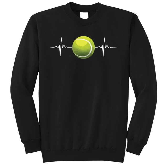 Cool Tennis Art For Racket Sport Tennis Player Tall Sweatshirt