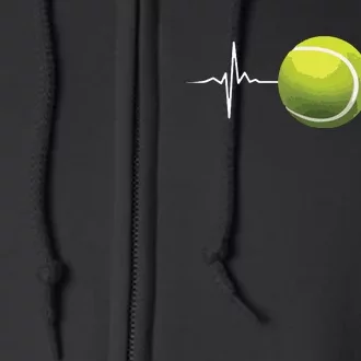 Cool Tennis Art For Racket Sport Tennis Player Full Zip Hoodie