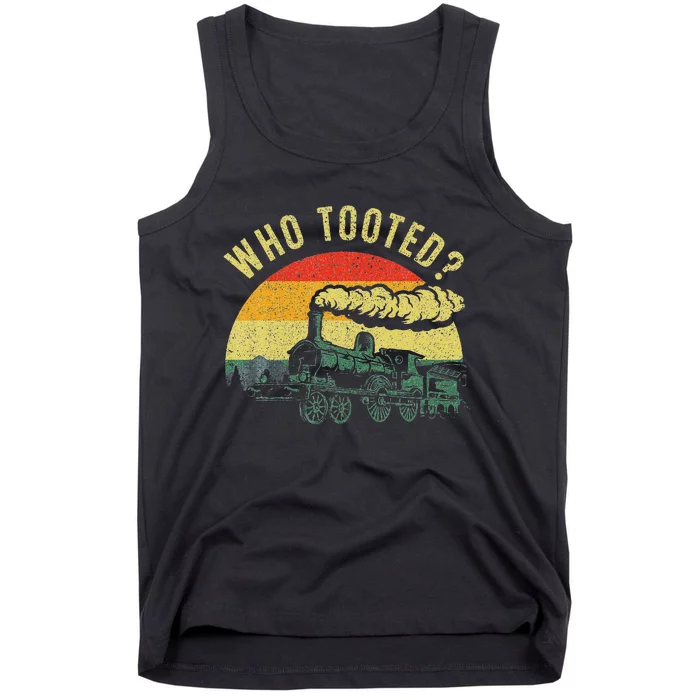 Cute Train Art Train Collector Railroad Lover Tank Top