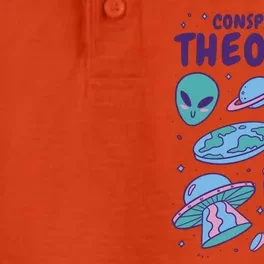 Conspiracy Theories Alien Space Dry Zone Grid Performance Polo