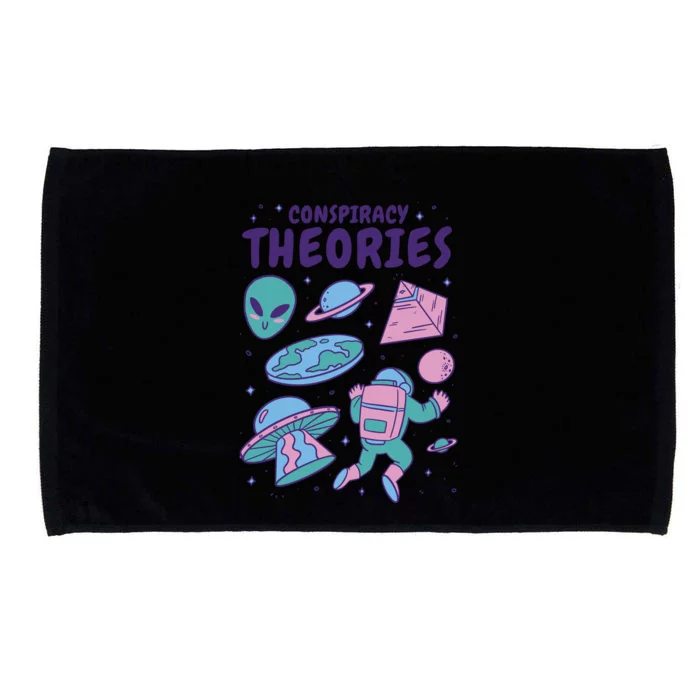 Conspiracy Theories Alien Space Microfiber Hand Towel