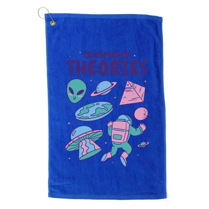 Conspiracy Theories Alien Space Platinum Collection Golf Towel