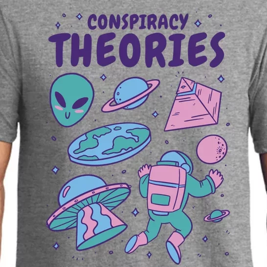 Conspiracy Theories Alien Space Pajama Set