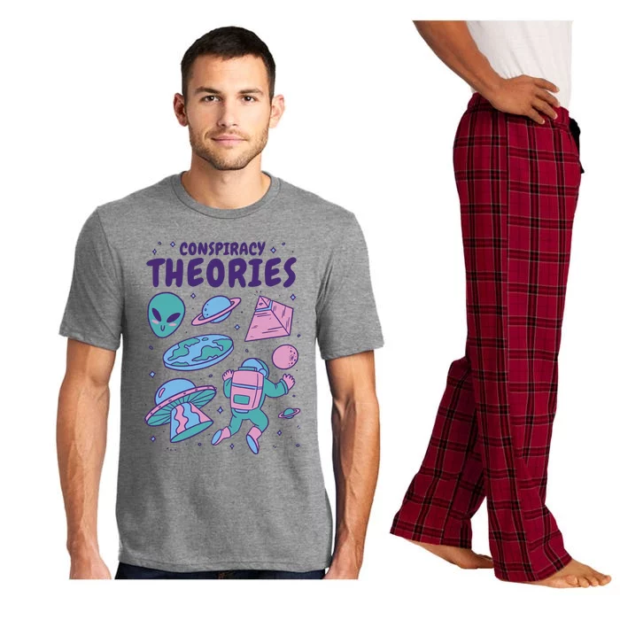 Conspiracy Theories Alien Space Pajama Set