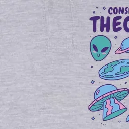 Conspiracy Theories Alien Space Softstyle Adult Sport Polo