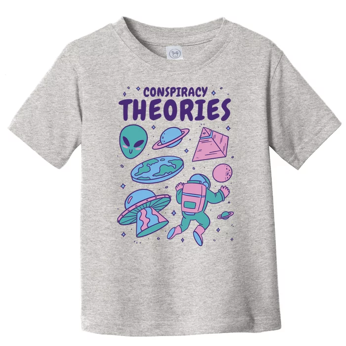 Conspiracy Theories Alien Space Toddler T-Shirt