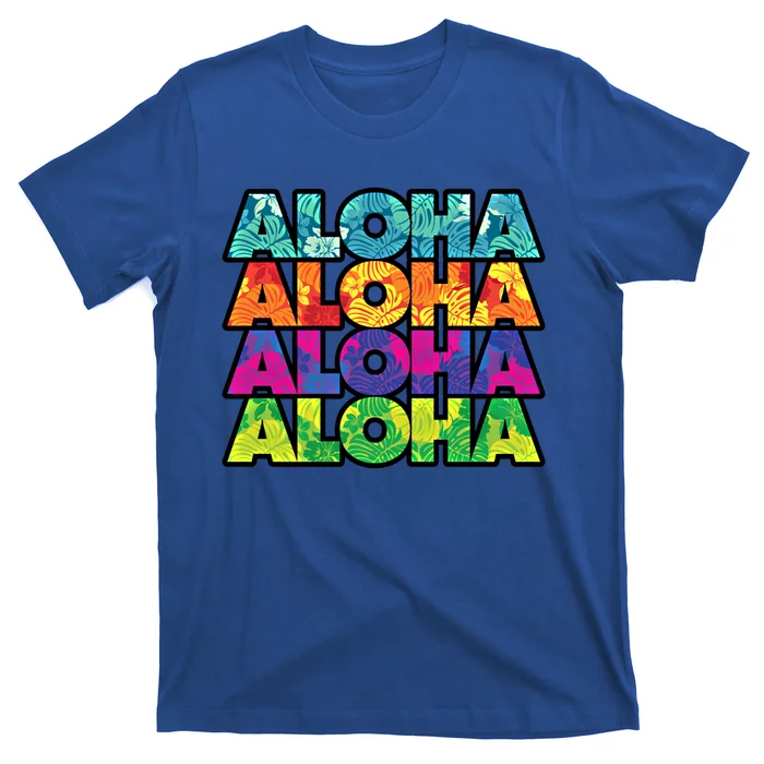 Colorful Tropical Aloha Hawaiian Hawaii T-Shirt