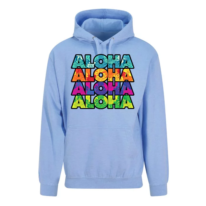 Colorful Tropical Aloha Hawaiian Hawaii Unisex Surf Hoodie