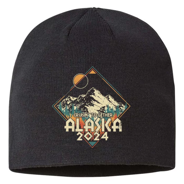 Cruisin Together Alaska 2024 Alaskan Cruise Trip Matching 8 1/2in Sustainable Knit Beanie