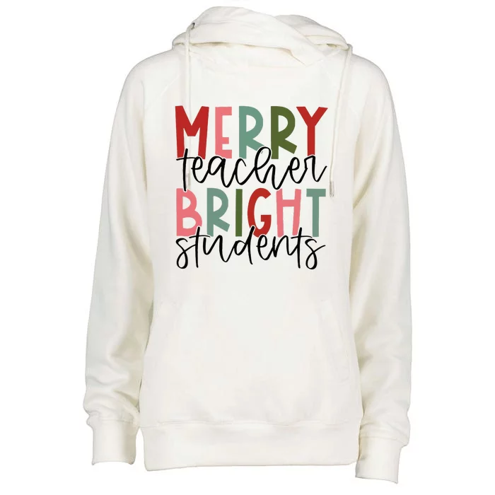 Christmas Teacher Appreciation Gift Womens Funnel Neck Pullover Hood