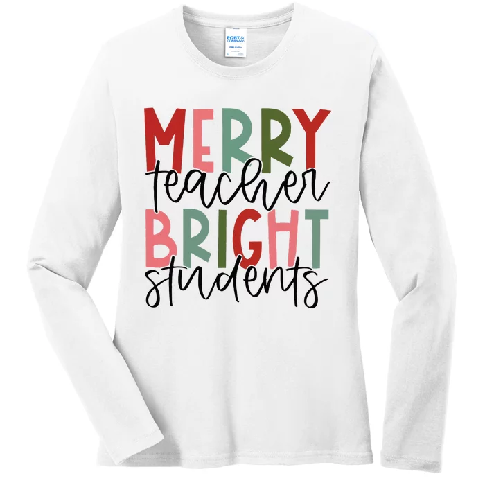 Christmas Teacher Appreciation Gift Ladies Long Sleeve Shirt