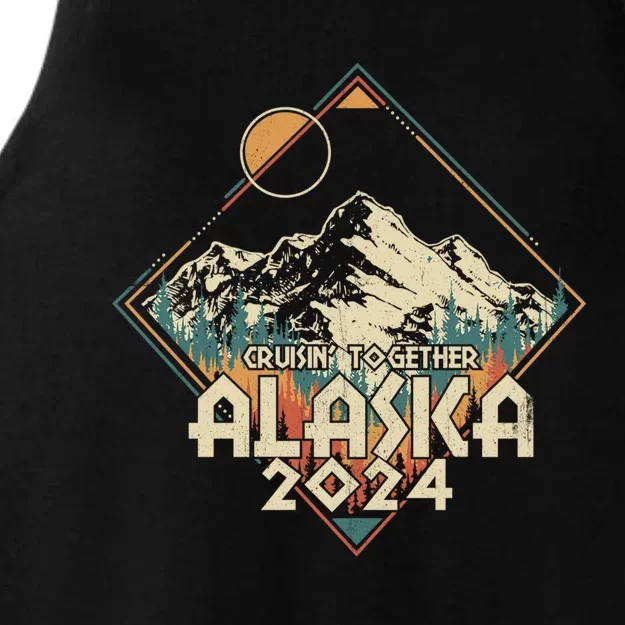 Cruisin Together Alaska 2024 Gift Ladies Tri-Blend Wicking Tank