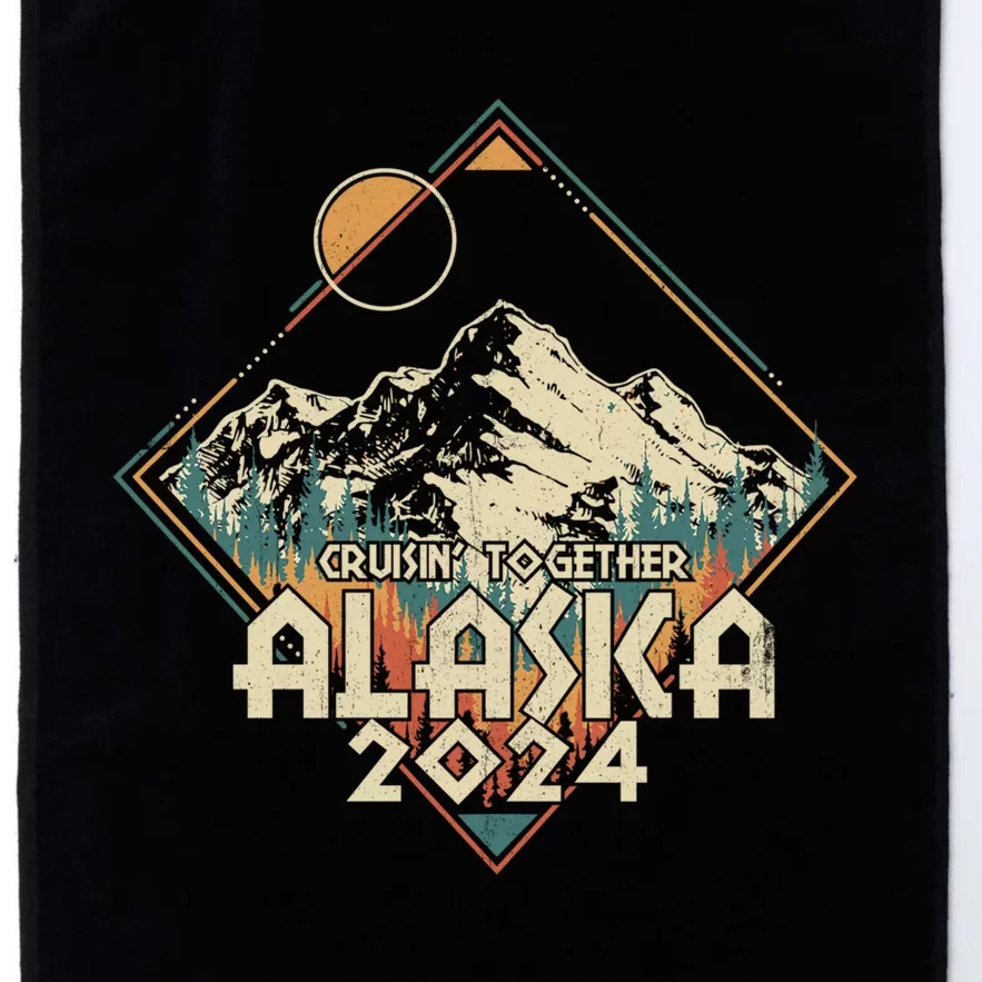 Cruisin Together Alaska 2024 Gift Platinum Collection Golf Towel