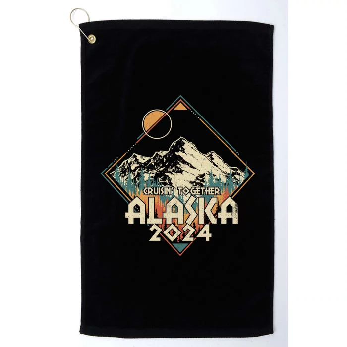 Cruisin Together Alaska 2024 Gift Platinum Collection Golf Towel