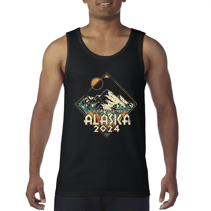 Cruisin Together Alaska 2024 Alaskan Cruise Trip Matching Tank Top