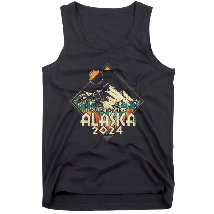 Cruisin Together Alaska 2024 Alaskan Cruise Trip Matching Tank Top