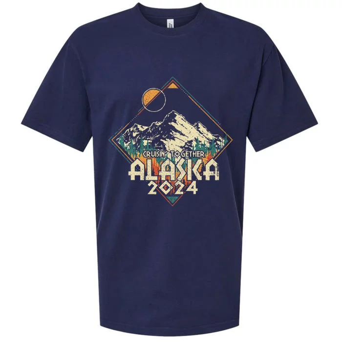 Cruisin Together Alaska 2024 Alaskan Cruise Trip Matching Sueded Cloud Jersey T-Shirt