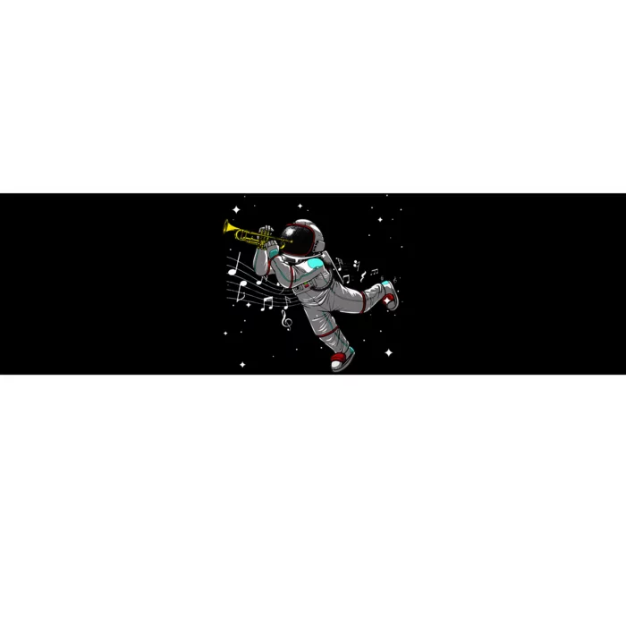 Cool Trumpet Astronaut Trumpet Player Musician Bumper Sticker