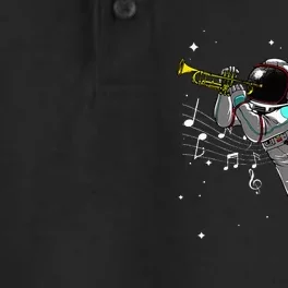 Cool Trumpet Astronaut Trumpet Player Musician Dry Zone Grid Performance Polo