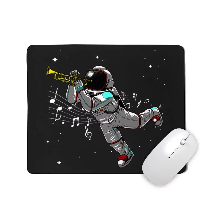 Cool Trumpet Astronaut Trumpet Player Musician Mousepad