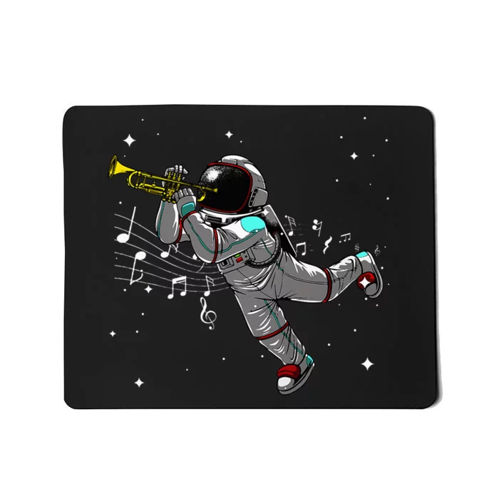 Cool Trumpet Astronaut Trumpet Player Musician Mousepad