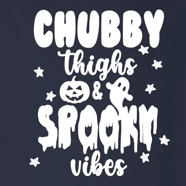 Chubby Thighs And Spooky Vibes Cute Halloween Toddler Long Sleeve Shirt