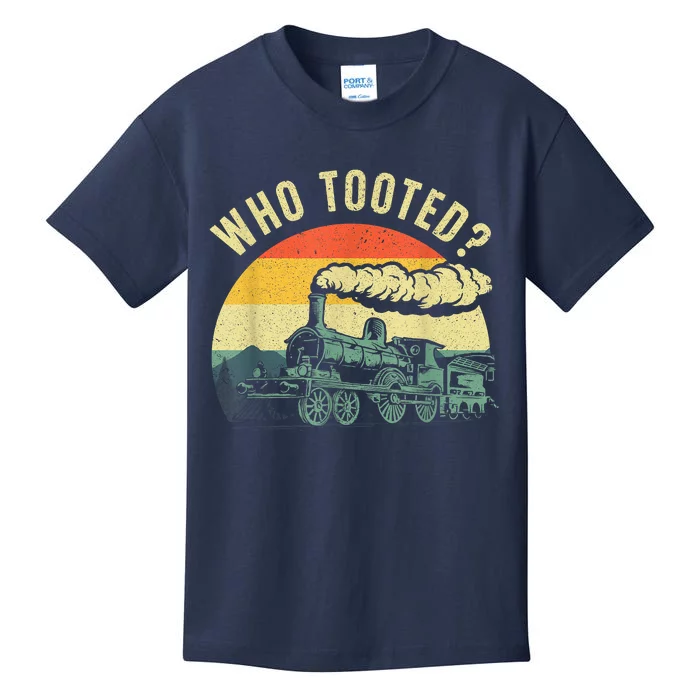 Cute Train Art Train Collector Train Lover Kids T-Shirt