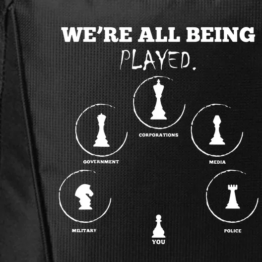 Conspiracy Theorist Anti Government Conspiracy Chess City Backpack