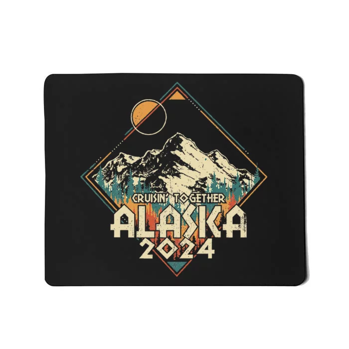 Cruisin Together Alaska 2024 Alaskan Cruise Trip Matching Mousepad