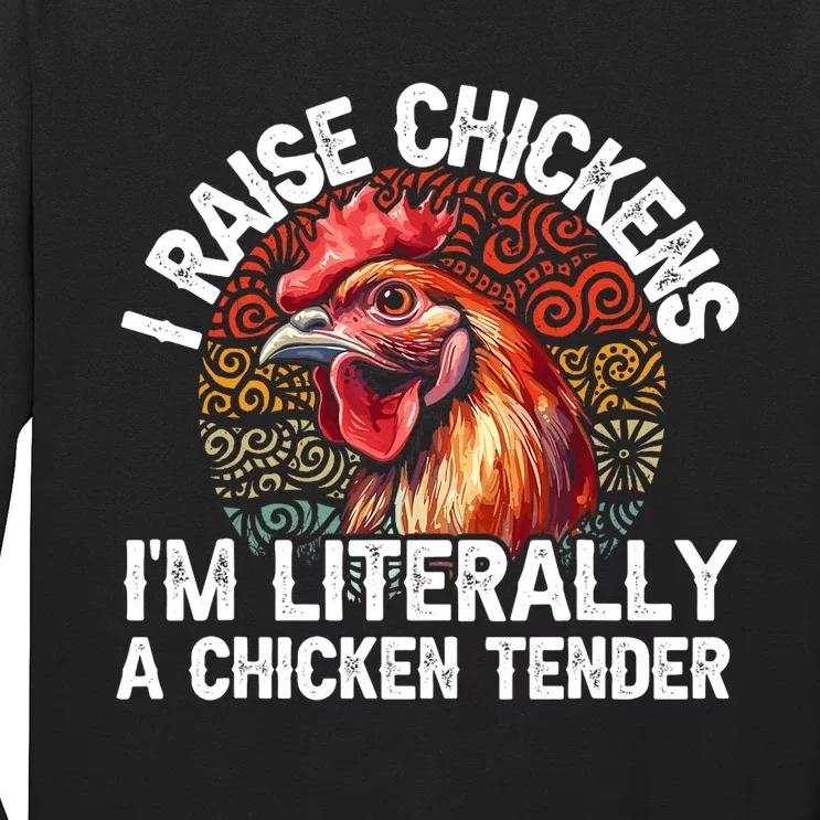 Chicken Tender Art Poultry Chicken Farmer Chicken Lovers Gift Long Sleeve Shirt